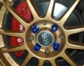 Kolové matice (štefty) D1 Spec závit M12 x 1.25 - modré
