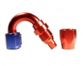 Fitinka koleno 120° D-06 (AN6) 9/16x18-UNF - cutter-system - šroubovací