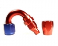 Fitinka koleno 150° D-08 (AN8) 3/4"x16-UNF - cutter-system - šroubovací