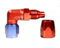 Fitinka koleno 90° D-10 (AN10) 7/8"x14-UNF - cutter-system - šroubovací (zesílená s ostrým úhlem)