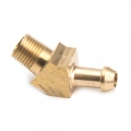 Fitinka 1/8-NPT koleno 45° na hadici 6mm (1/4) - mosazná