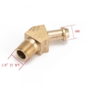 Fitinka 1/8-NPT koleno 45° na hadici 6mm (1/4) - mosazná