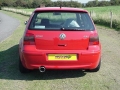 Catback výfuk Milltek VW Golf 4 GTI 1.8T (98-04) - verze s rezonátorem - koncovka GT