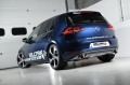 Catback výfuk Milltek VW Golf 7 GTi včetně Performance Pack, Clubsport/S (13-) - hlasitá verze - koncovky leštěné