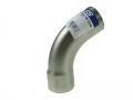 Nerezové výfukové koleno 60° HJS - průměr 45mm