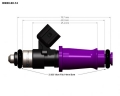 Benzínový vstřikovač Injector Dynamics ID850-60-14 - 885cc