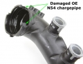 Charge Pipe FTP Motorsport BMW 1-Series E82 / E88 135i vč. M / 3-Series E90 / E91 / E92 / E93 335i/xi N54 - SSQ blow off ventil