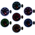 Přídavný budík Depo Racing Peak 7-color - tlak paliva