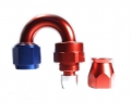 Fitinka koleno 180° D-08 (AN8) 3/4"x16-UNF - teflonová PTFE hadice