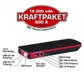 Startovací box s powerbankou Raid Dino - 12V - 18000mAh 600A