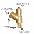 Y adaptér 1/8-27NPTF na přídavný senzor