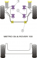 Silentbloky Powerflex Rover 100 / Metro GTi Front Anti Roll Bar Inner Mount (3)