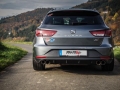 Catback výfuk Milltek Seat Leon 5F ST Cupra 280/290 2.0 TSI (15-) - verze s rezonátorem - koncovky černé Quad (homologace)