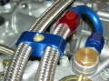 Separátor na vedení - průměr 2x 9,5mm - modrý