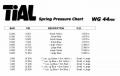 Pružina do wastegate Tial Sport - malá modrá