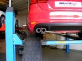 Turboback výfuk Milltek VW Jetta 6 GLI 2.0 TSI (11-) - koncovka černá - závodní katal.