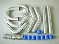 Univerzální set hadic a trubek pro intercooler -  76mm - modrý | 