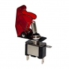 Vypínač kill switch červený průhledný s modrou LED diodou | High performance parts