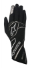 Závodní rukavice Alpinestars Tech 1Z - černé/bílé | 