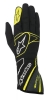 Závodní rukavice Alpinestars Tech 1Z - černé/žluté | 