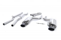 Catback výfuk Milltek Audi RS4 B7 4.2 V8 Sedan/Avant/Cabrio (06-08) - verze bez rezonátorů s klapkami - koncovky černé | High performance parts