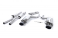 Catback výfuk Milltek Audi RS4 B7 4.2 V8 Sedan/Avant/Cabrio (06-08) - verze s rezonátory a klapkami - koncovky černé (homologace) | High performance parts