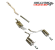 Catback výfuk Milltek Audi A4 1.8T B6 2WD Sedan/Avant 190PS 6-st. (03-05) - koncovky Dual 100mm Jet |