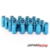 Kolové matice (štefty) Japan Racing JN1 závit M12 x 1.25 - modré (ocelové) |