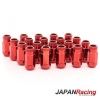 Kolové matice (štefty) Japan Racing JN1 závit M12 x 1.25 - červené (ocelové) |