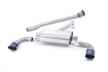 Secondary catback výfuk Milltek Toyota GT86 2.0 (12-) - verze bez rezonátoru - koncovky titanové modré | High performance parts