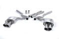 Catback výfuk Milltek Ford Mustang 5.0 V8 GT Fastback (15-18) - verze bez rezonátoru - koncovky titanové Quad (Roush) | High performance parts