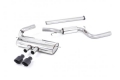 Catback výfuk Milltek Ford Focus Mk3 ST 2.0 EcoBoost 5-dv. hatchback (12-) - verze semi-resonated - koncovky černé | High performance parts
