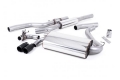 Catback výfuk Milltek BMW 4-Series F32 428i Coupe automat N20 (14-19) - verze bez rezonátoru - koncovka černá | High performance parts