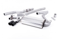 Catback výfuk Milltek BMW 4-Series F32 428i Coupe manual N20 (14-19) - verze bez rezonátoru - koncovka černá | High performance parts