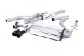 Catback výfuk Milltek BMW 4-Series F32 428i Coupe manual N20 (14-19) - verze s rezonátorem - koncovka černá | High performance parts