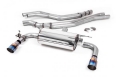 Catback výfuk Milltek BMW 2-Series F22 LCI M240i Coupe (15-19) - verze bez rezonátoru - koncovky titanové modré | High performance parts