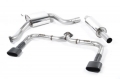 Catback výfuk Milltek Seat Leon 5F Cupra 280/290 2.0 TSI (14-) - verze bez rezonátoru - koncovky černé Oval | High performance parts