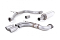 Catback výfuk Milltek Seat Leon 5F FR 2.0 TDI 184PS SC 5dv. manual/DSG (13-) - verze s rezonátorem - koncovká titanová (homologace) | High performance parts