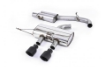 Catback výfuk Milltek VW Golf 6 R 2.0 TSI 270PS (09-13) - verze s rezonátorem Race - koncovky černé | High performance parts