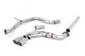 Catback výfuk Milltek VW Golf 7 GTD 2.0 TDI 185PS (13-) - verze bez rezonátoru - koncovka titanová | High performance parts
