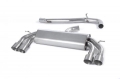 Catback výfuk Milltek VW Golf 7 R 2.0 TSI 300PS (14-16) - verze bez rezonátoru Race - koncovky titanové | High performance parts
