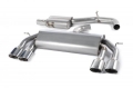 Catback výfuk Milltek VW Golf 7 R 2.0 TSI 300PS (14-16) - verze s rezonátorem Race - koncovky leštěné Oval | High performance parts