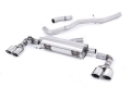 Catback výfuk Milltek Audi S1 8X 2.0 TFSI Quattro (14-) - verze bez rezonátoru - koncovky leštěné Oval | High performance parts