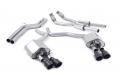 Catback výfuk Milltek Audi S6 C7 4.0 TFSI Quattro (12-) - verze bez rezonátoru s klapkami - koncovky černé | High performance parts