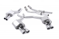 Catback výfuk Milltek Audi S6 C7 4.0 TFSI Quattro (12-) - verze s rezonátorem s klapkami - koncovky leštěné | High performance parts