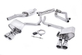 Catback výfuk Milltek Audi S5 B8.5 3.0 TFSI Coupe/Cabrio (11-) - verze s klapkami - koncovky leštěné | High performance parts