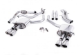 Catback výfuk Milltek Audi S5 B9 3.0 TFSI V6 Coupe/Cabrio bez sport. difer. (17-) - verze bez rezonátoru - koncovky leštěné Oval | High performance parts