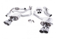 Catback výfuk Milltek Audi S5 B9 3.0 TFSI V6 Coupe/Cabrio bez sport. difer. (17-) - verze s rezonátorem - koncovky titanové (homologace) | High performance parts