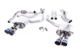 Catback výfuk Milltek Audi S5 B9 3.0 TFSI V6 Sportback sport. difer, bez výzt. (17-) - verze bez rezonátoru - koncovky titanové modré | High performance parts