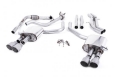Catback výfuk Milltek Audi S5 B9 3.0 TFSI V6 Sportback sport. difer, bez výzt. (17-) - verze bez rezonátoru - koncovky titanové | High performance parts